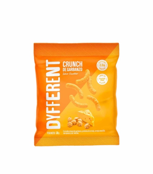 K'umara Market: Crunch de garbanzos sabor queso cheddar 100gr Dyfferent